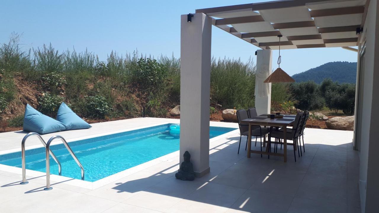 Casa O' - Moderne Villa Mit Grosser Terrasse Und Privatem Swimmingpool Skala Potamia  Exterior foto
